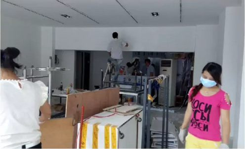 友情低碳環(huán)保漆施工現(xiàn)場【油漆品牌代理招商加盟】