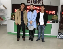 友情漆產(chǎn)品有口碑，客戶考察工廠求合作